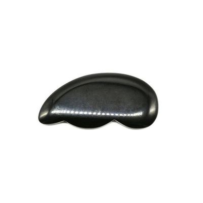 Massagem facial e raspagem corporal 9.5*5*0.5 com pedra Gua Sha Obsidiana Negra