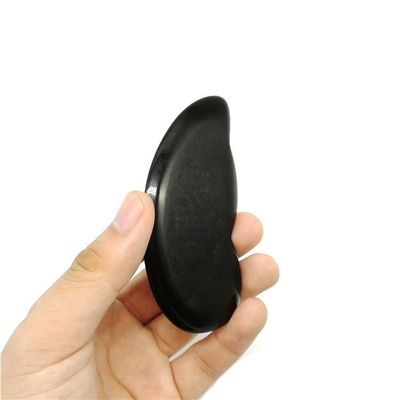 Massagem facial e raspagem corporal 9.5*5*0.5 com pedra Gua Sha Obsidiana Negra