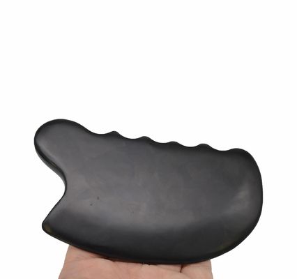 Pedra Bian Prata Pura Natural Gua Sha Tabela Massagem Facial Cosmética Lift Apertar a Pele Todo o Corpo Massagista Facial