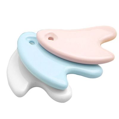 Ferramenta de massagem corporal Cerâmica Facial Gua Sha Board para tratamento facial de cuidados com a pele e acupuntura