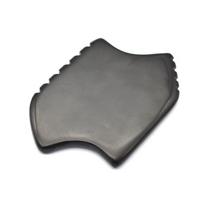 Black Bian Stone Gua Sha Escrava Massager Tool Set para corpo natural e desempenho