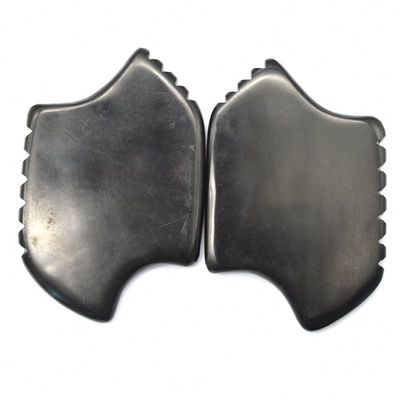 Black Bian Stone Gua Sha Escrava Massager Tool Set para corpo natural e desempenho