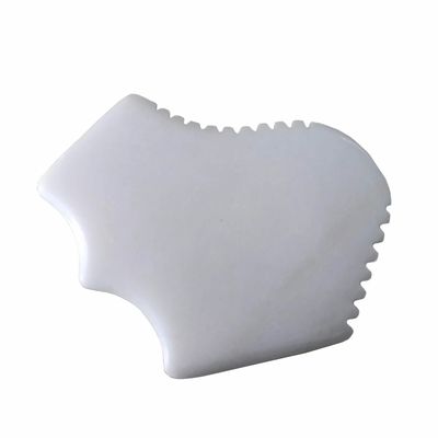 Placa Gua Sha de Jade Branco Natural para Massagem Facial e Propriedades de Design de Terapia de Escravagem