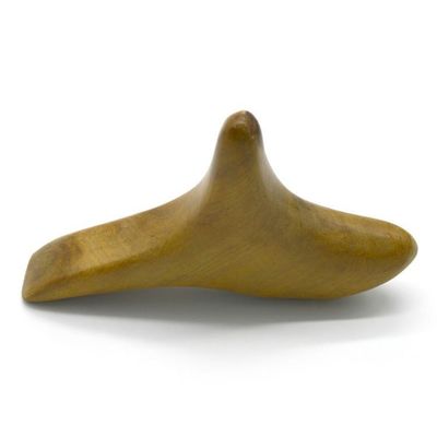 Propriedades Massagista Triângulo de madeira natural Gua Sha Ferramentas para massagem de pés Self-service equipamento de beleza