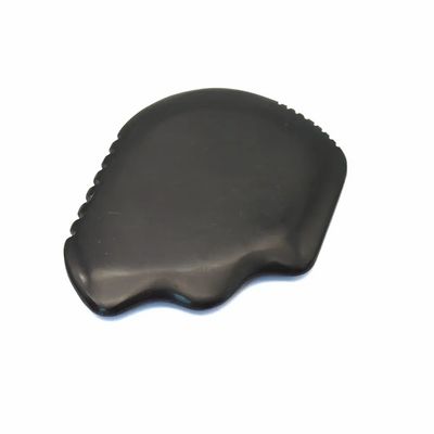 Massagista de estilo chinês 2024 Pedra Bian Negra Facial Jade Guasha Gua Sha Escrava Massagem Ferramenta para acupuntura SPA