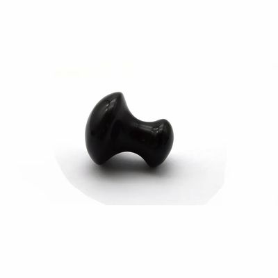 Natural Negro Obsidiana Cogumelo Gua Sha Estética Pedra de Massagem para Cuidado do Rosto e Corpo Acessórios Essenciais