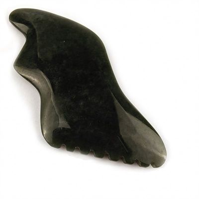 Nefrita Natural Gua Sha Tabela Massagista Facial com Certificado Sim Logotipo Personalizado Ferramentas de Massagem Facial Spa