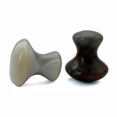 2024 Pedra de sangue Pedra de jade Guasha Fungo Pedra de massagem Gua Sha Face Tool A solução perfeita para reduzir linhas finas