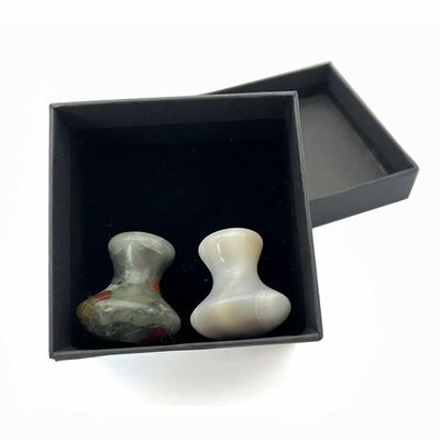 2024 Pedra de sangue Pedra de jade Guasha Fungo Pedra de massagem Gua Sha Face Tool A solução perfeita para reduzir linhas finas