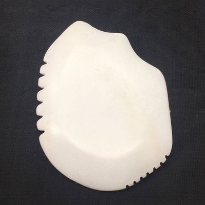 Jade Gua Sha Tabela para Massagem Facial e Corpo Jade Branco Scraping Tool Massager