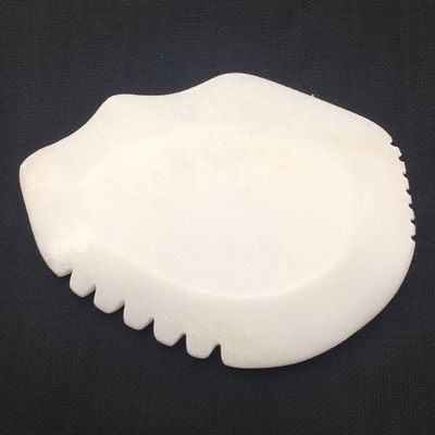 Jade Gua Sha Tabela para Massagem Facial e Corpo Jade Branco Scraping Tool Massager
