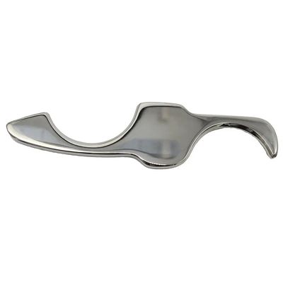 Massagista S em forma de aço inoxidável Gua Sha Board para Meridiano traseiro raspando ferramenta de massagem