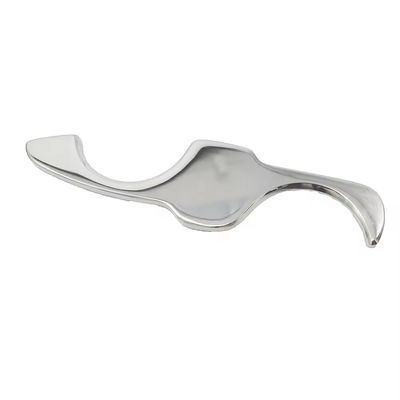Massagista S em forma de aço inoxidável Gua Sha Board para Meridiano traseiro raspando ferramenta de massagem