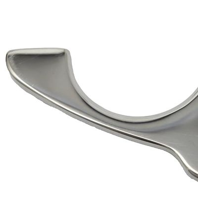 Massagista S em forma de aço inoxidável Gua Sha Board para Meridiano traseiro raspando ferramenta de massagem