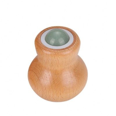Roller de rosto de jade personalizável e ferramenta de massagem de Gua Sha para cuidados faciais