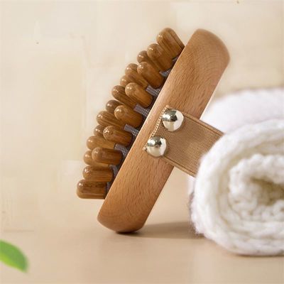 Área de Massagem Corpo inteiro Pincel de Massagem Meridiano Corpo de Madeira Gua Sha Massagista Pincel Com Saco de Ar Para Pincel de Massagem do Coração