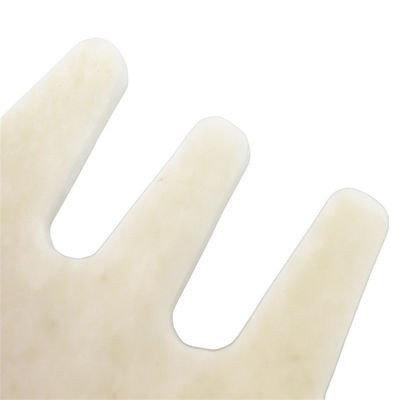 Massagista de Head Spa Chinês Natural Branco Xiuyan Jade Gua Sha Peito de raspagem para 2024 Ferramentas de massagem de tendência