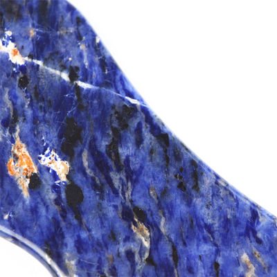 2024 Tendência Lip Shape Blue Sodalite Stone Gua Sha Scraping Massager para a beleza da pele do rosto dentro do equipamento de massagem corporal