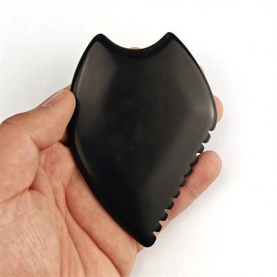 Ferramenta de Acupuntura Facial Gua Sha Bian Pedra para Massagem de Ponto de Cabeça e Massagem Facial
