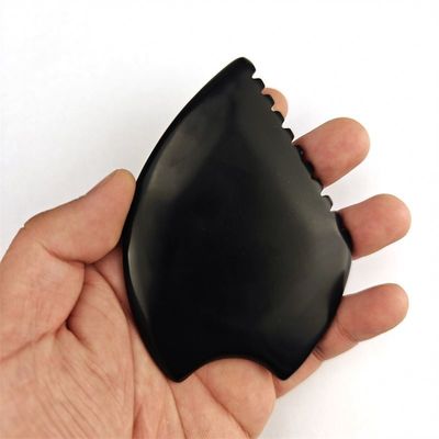 Ferramenta de Acupuntura Facial Gua Sha Bian Pedra para Massagem de Ponto de Cabeça e Massagem Facial
