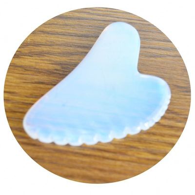 Tabela Opalite Gua Sha para Cuidados da Pele Facial e Massagem Corporal Cuidados de Saúde Desmontagem Cuidados da Pele