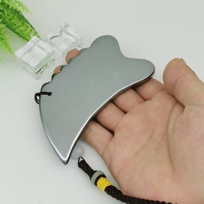 Tabela de raspagem portátil personalizada de Gua Sha Plate para raspagem e ferramentas de massagem facial