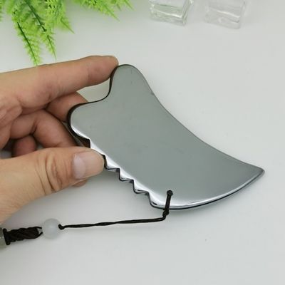 Tabela de raspagem portátil personalizada de Gua Sha Plate para raspagem e ferramentas de massagem facial