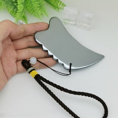 Tabela de raspagem portátil personalizada de Gua Sha Plate para raspagem e ferramentas de massagem facial
