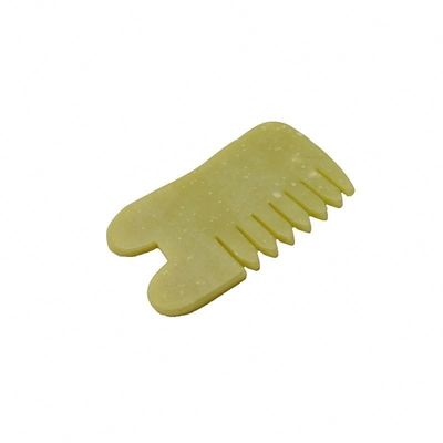 Cuidados com a saúde do corpo Massagem Natural Xiu Yan Pedra de jade raspando Guasha Peitear Cabelo Facial Scalp Gua Sha Escova Ferramentas para a cabeça