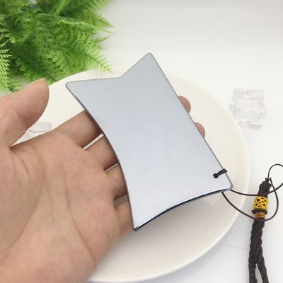 Terahertz Plate Scraping Massage Tool Gua Sha Guasha Board Para Massageador de Corpo de costas com logotipo personalizado e prata
