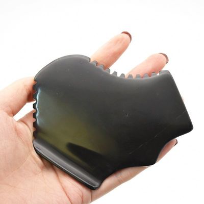 Massagem facial personalizada de pedra Bian Guasha Gua Sha ferramenta de tabuleiro para cuidados de saúde pessoal drenagem linfática