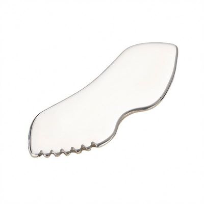 Tela de raspagem de metal de aço inoxidável Gua Sha Tool para logotipo personalizado