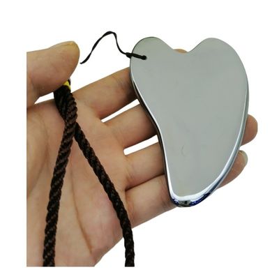 Terahertz Stone Gua Sha Facial Massage Tool 2024 Logotipo personalizado portátil para equipamento de massagem corporal em forma de coração