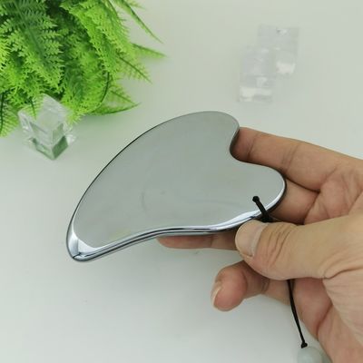 Terahertz Stone Gua Sha Facial Massage Tool 2024 Logotipo personalizado portátil para equipamento de massagem corporal em forma de coração