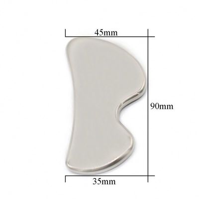 Experimente os benefícios da placa Gua Sha de aço inoxidável para função corporal e terapia eficaz