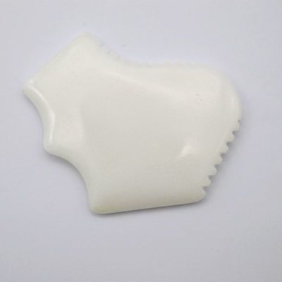 Massagista corporal personalizado de jade branco confortável Gua Sha Mesa de massagem facial ferramenta para melhora da circulação corporal