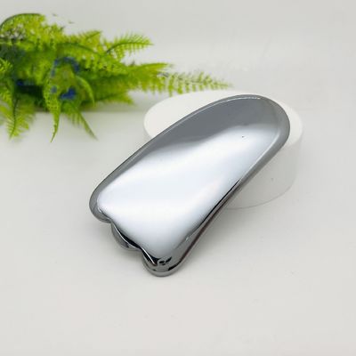 Logotipo personalizado DisponívelD prata Terahertz Gua Sha Massage Scraping Tool para Skin Spa Facial Beauty