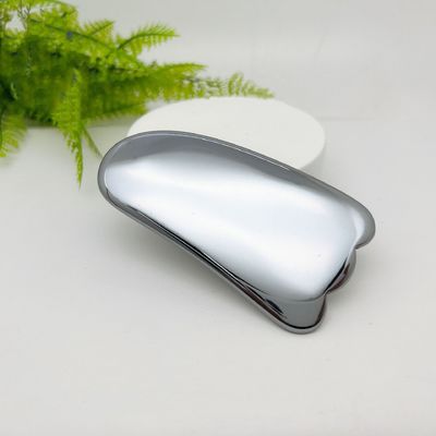Logotipo personalizado DisponívelD prata Terahertz Gua Sha Massage Scraping Tool para Skin Spa Facial Beauty