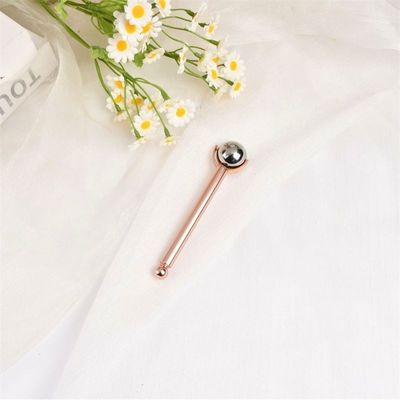 Logotipo personalizado Disponível Dispositivo de emagrecimento facial de liga de zinco Dispositivo de massagem facial de metal Roller Anti-rugas Cuidados da pele Ferramentas de beleza