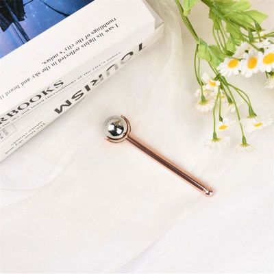 Logotipo personalizado Disponível Dispositivo de emagrecimento facial de liga de zinco Dispositivo de massagem facial de metal Roller Anti-rugas Cuidados da pele Ferramentas de beleza