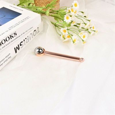 Logotipo personalizado Disponível Dispositivo de emagrecimento facial de liga de zinco Dispositivo de massagem facial de metal Roller Anti-rugas Cuidados da pele Ferramentas de beleza