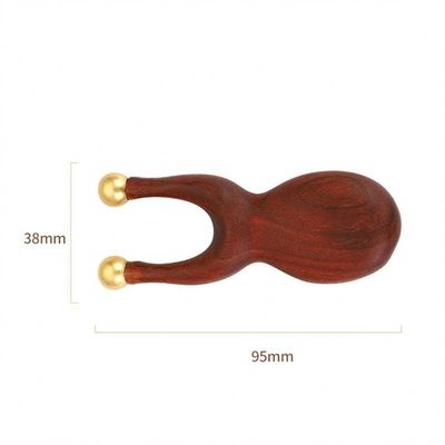 Ferramenta de massagem ocular de latão certificada ISO9001 para ponte nasal Sandalia Facial Gua Sha Massage Comb 95*38mm Tamanho