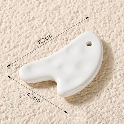 Experimente os Benefícios da Ferramenta Cerâmica Gua Sha Cuidados de Saúde Pessoal para Massagem Facial e Corporal