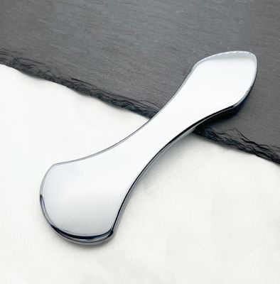 Logotipo personalizado Disponíveld Terahertz Gua Sha Jade Anti Aging Massager Facial para aliviar rugas e relaxamento muscular