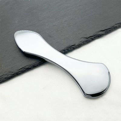 Logotipo personalizado Disponíveld Terahertz Gua Sha Jade Anti Aging Massager Facial para aliviar rugas e relaxamento muscular