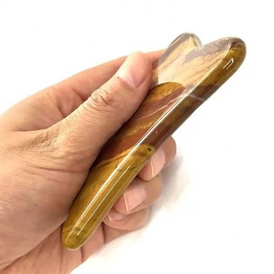 Gua Sha Scraping Massager Board Mookaite Jasper Facial Tool 10cm*7cm*0.6cm Tabela de Massagem Certificada ISO9001