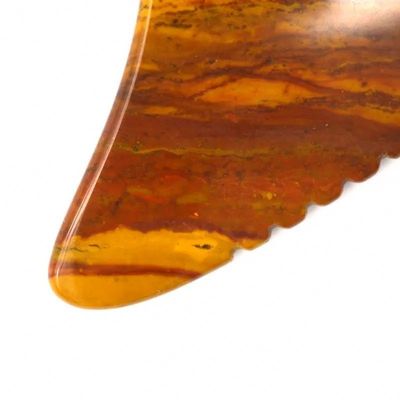 Gua Sha Scraping Massager Board Mookaite Jasper Facial Tool 10cm*7cm*0.6cm Tabela de Massagem Certificada ISO9001