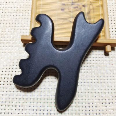 Massagista de pés Gua Sha Terapia Bian Pedra Acupuntura Bastão Universal Massagem Ferramenta 112 * 12mm Pedra Natural