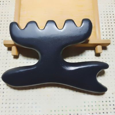 Massagista de pés Gua Sha Terapia Bian Pedra Acupuntura Bastão Universal Massagem Ferramenta 112 * 12mm Pedra Natural