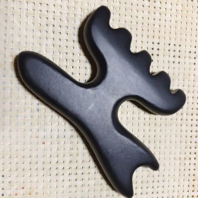 Massagista de pés Gua Sha Terapia Bian Pedra Acupuntura Bastão Universal Massagem Ferramenta 112 * 12mm Pedra Natural